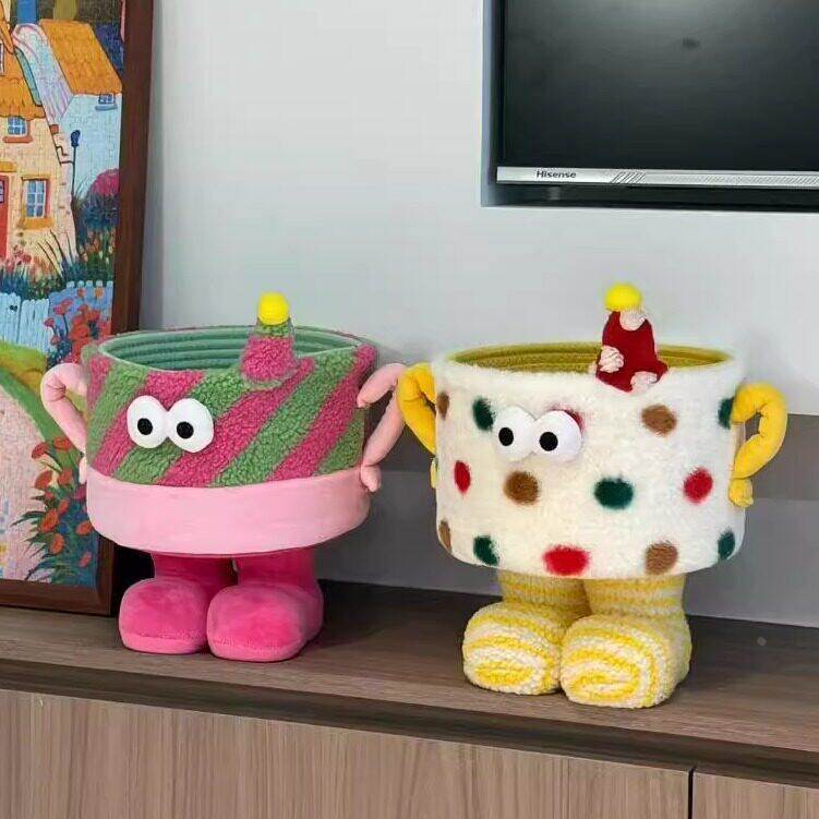 Interior Design Home Decor - Home Decorative Monster Storage Bucket Soft