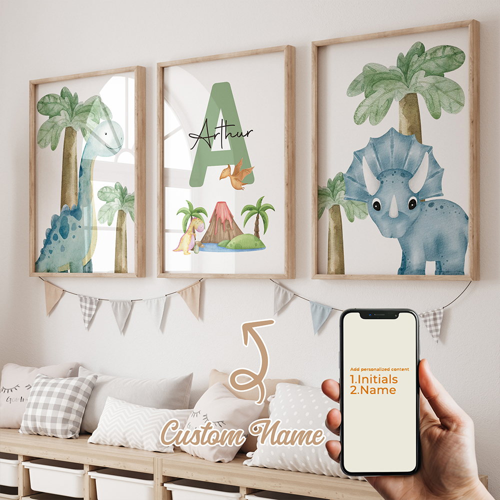 3pcs Personalized Custom Name  - огляд і ціна Interior Design Room