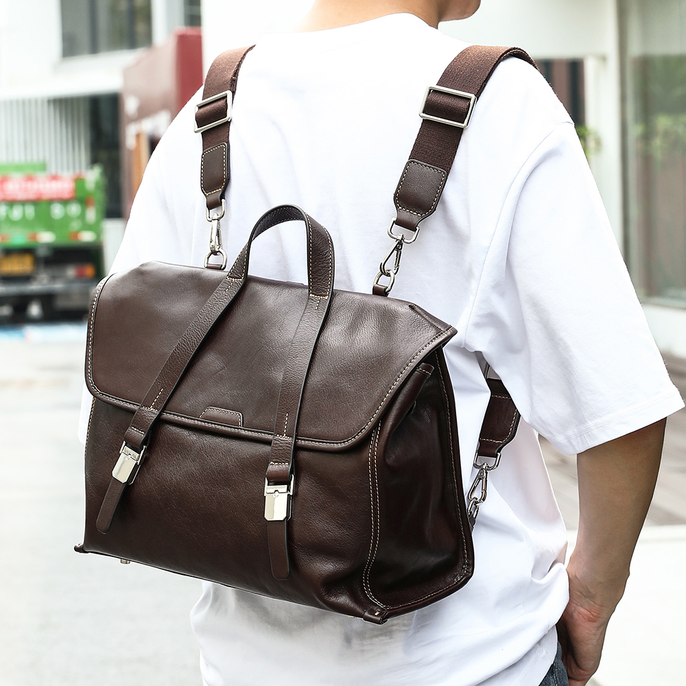 WESTAL 100% Leather Laptop Bag - огляд і ціна Interior Design Documentation