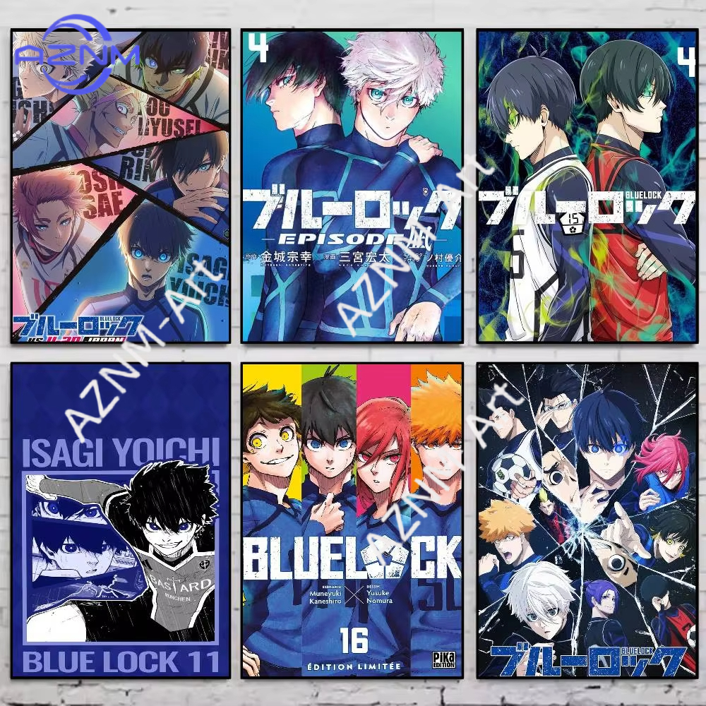 B-BLUE LOCK Isagi Yoichi Poste - огляд і ціна Interior Design Home Decor