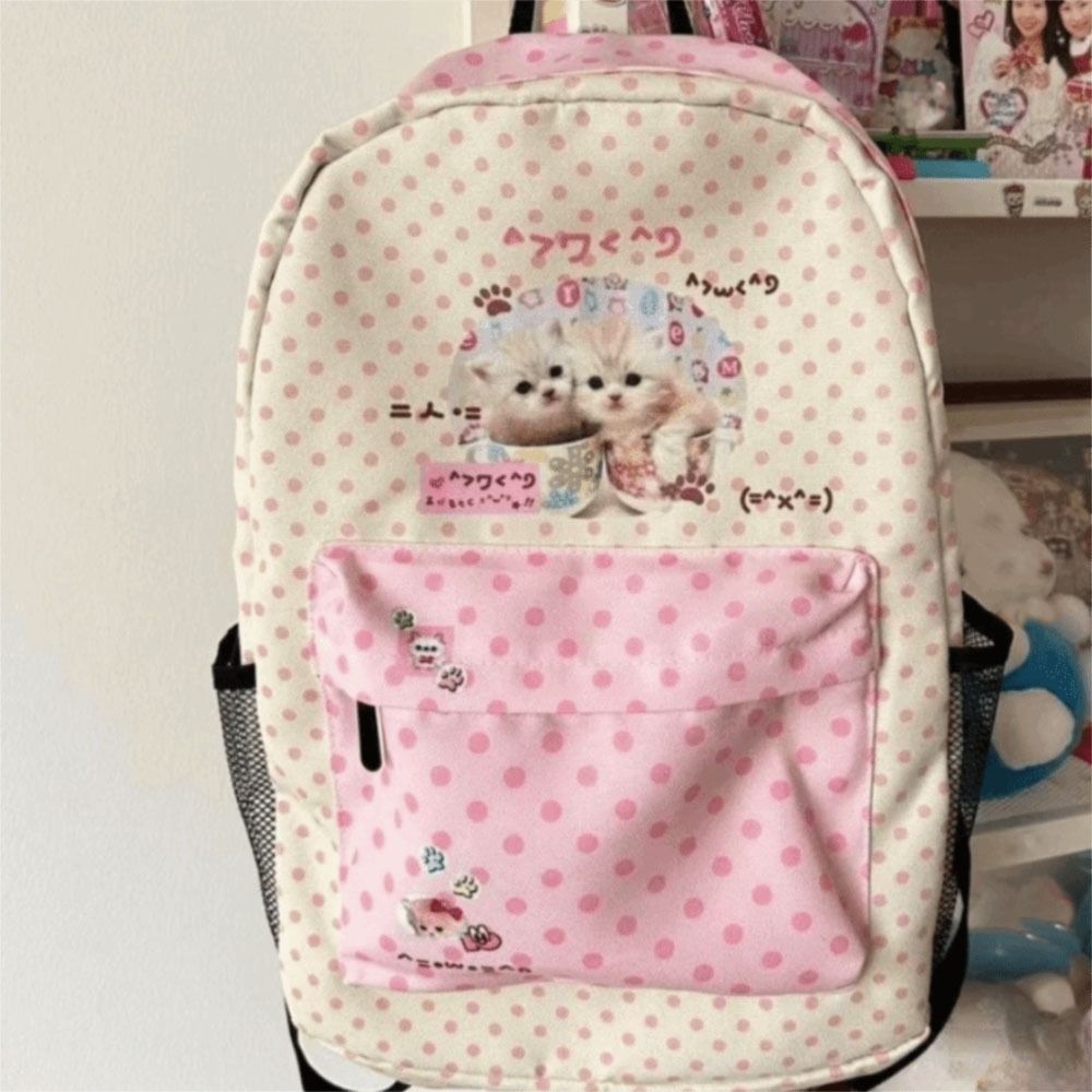 Kawaii Contrast Color Cat Dot  - огляд і ціна Interior Design Handbook