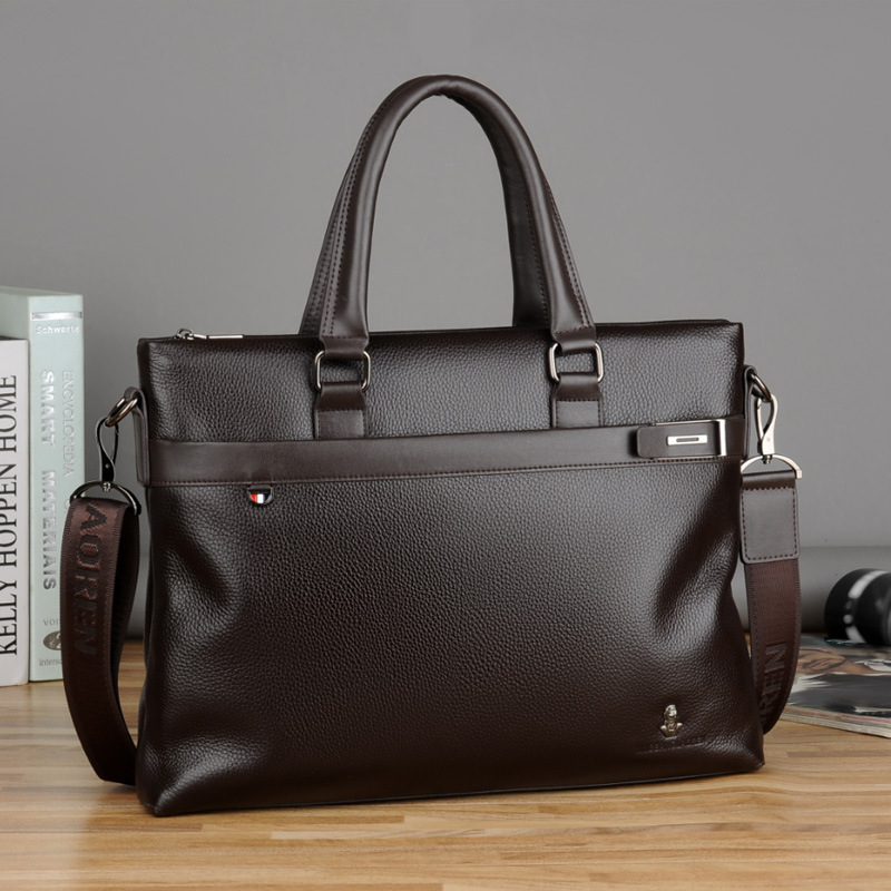 Men's Bag Leather Men Briefcas - огляд і ціна Interior Design Documentation
