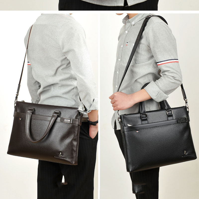 Men's Bag Leather Men Briefcas - огляд і ціна Interior Design Documentation