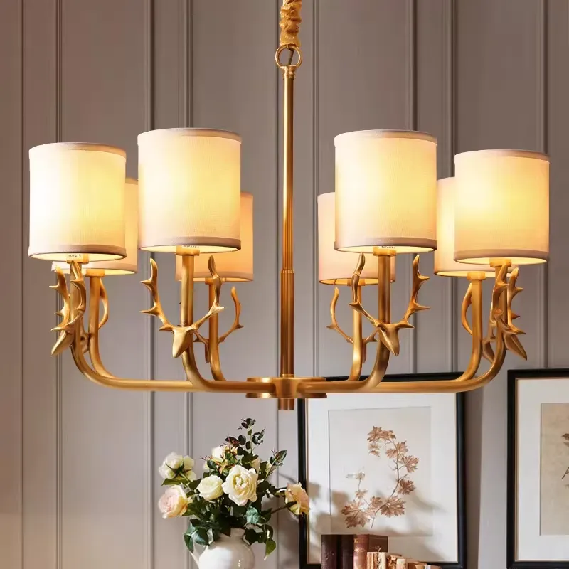 Copper Chandelier for Living R - огляд і ціна Interior Design Hall