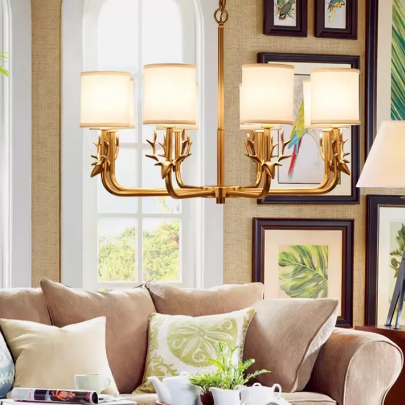 Copper Chandelier for Living R - огляд і ціна Interior Design Hall
