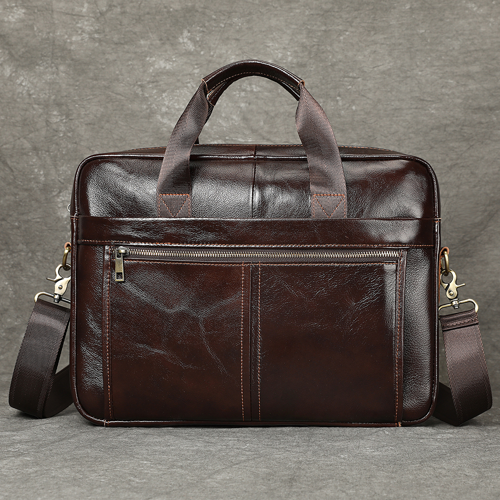 WESTAL 100% Leather Laptop Bag - огляд і ціна Interior Design Documentation