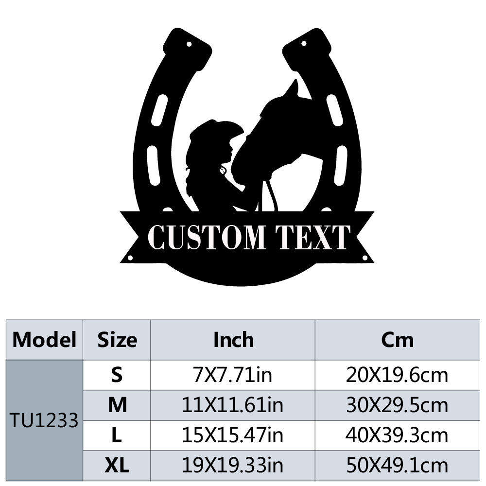1pc Fashion Customized Horsesh - огляд і ціна Interior Design Room