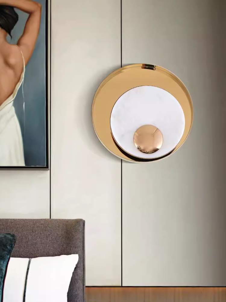 Nordic design circular marble  - огляд і ціна Interior Design Hall