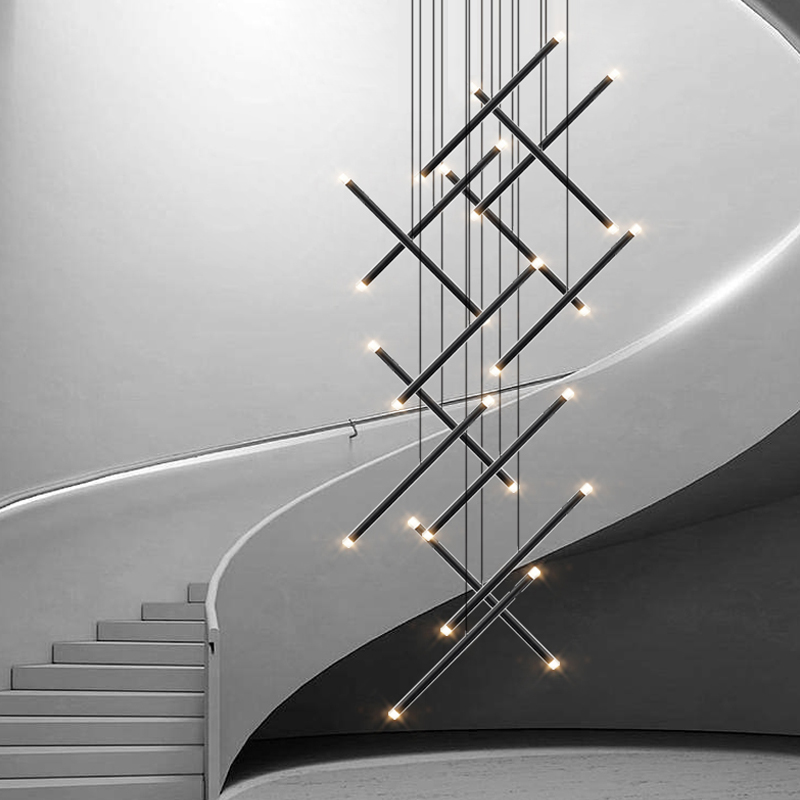 Modern Chandelier LED Stair Ch - огляд і ціна Interior Design Hall