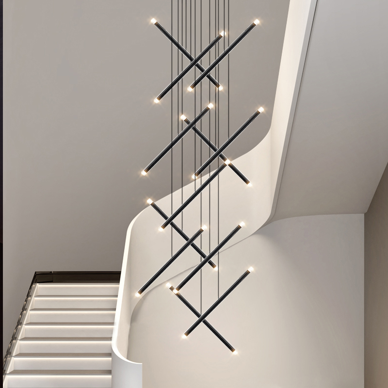 Modern Chandelier LED Stair Ch - огляд і ціна Interior Design Hall
