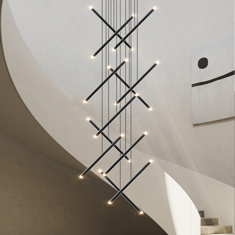 Modern Chandelier LED Stair Ch - огляд і ціна Interior Design Hall