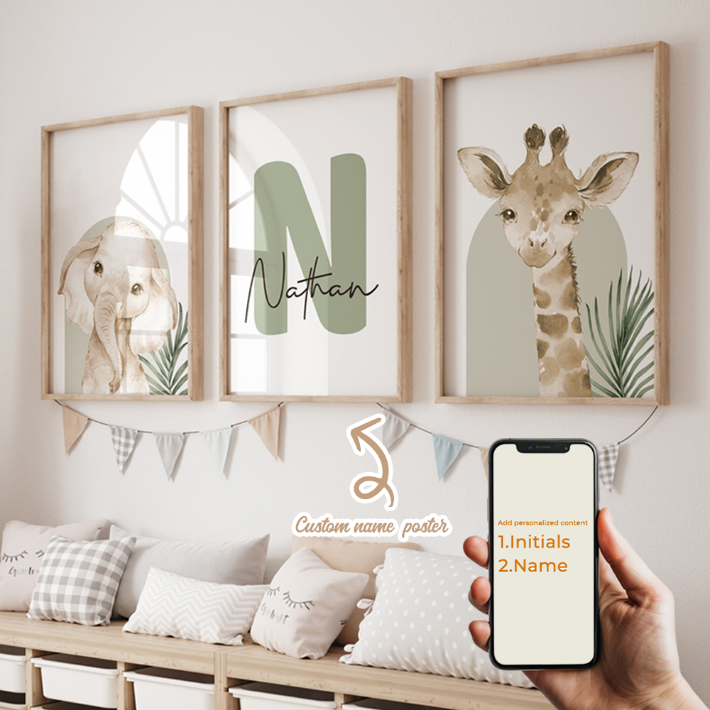 3pcs Personalized Custom Name  - огляд і ціна Interior Design Room