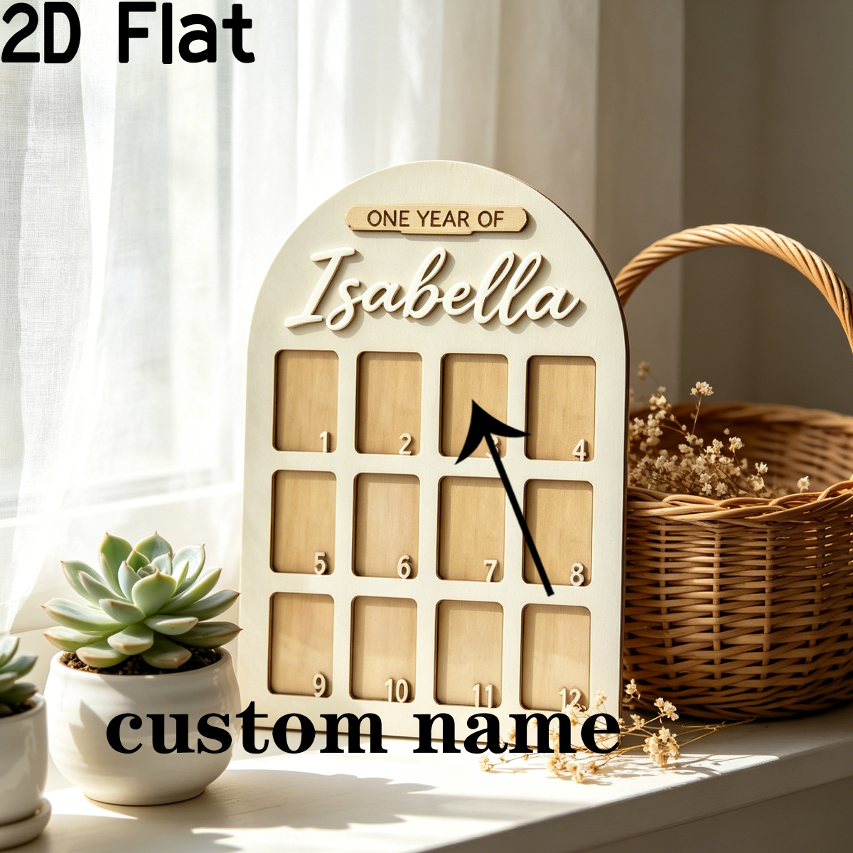 1Pc Custom Photo Record Board  - огляд і ціна Interior Design Room