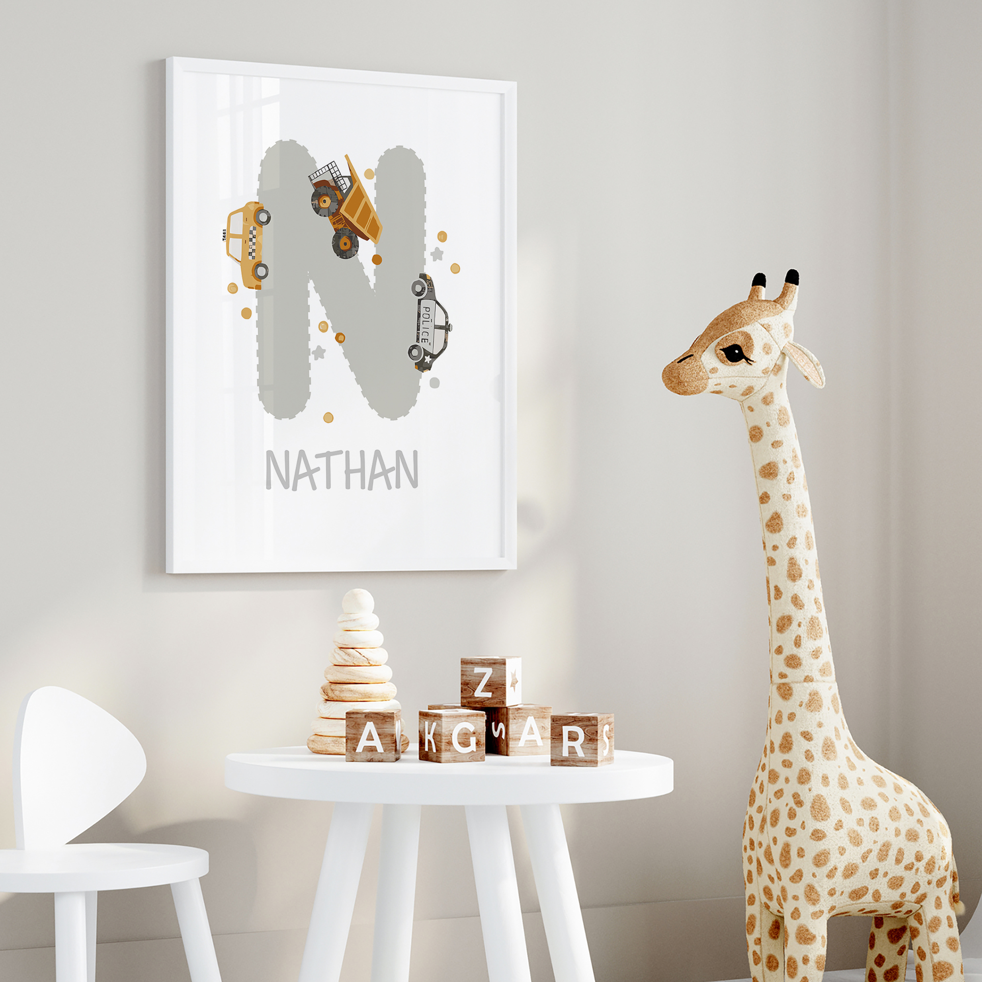 3pcs Personalized Custom Name  - огляд і ціна Interior Design Room