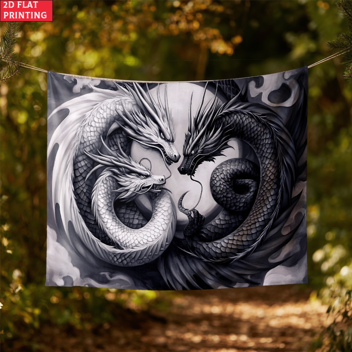 Black and White Yin Yang Drago - огляд і ціна Interior Design Home Decor