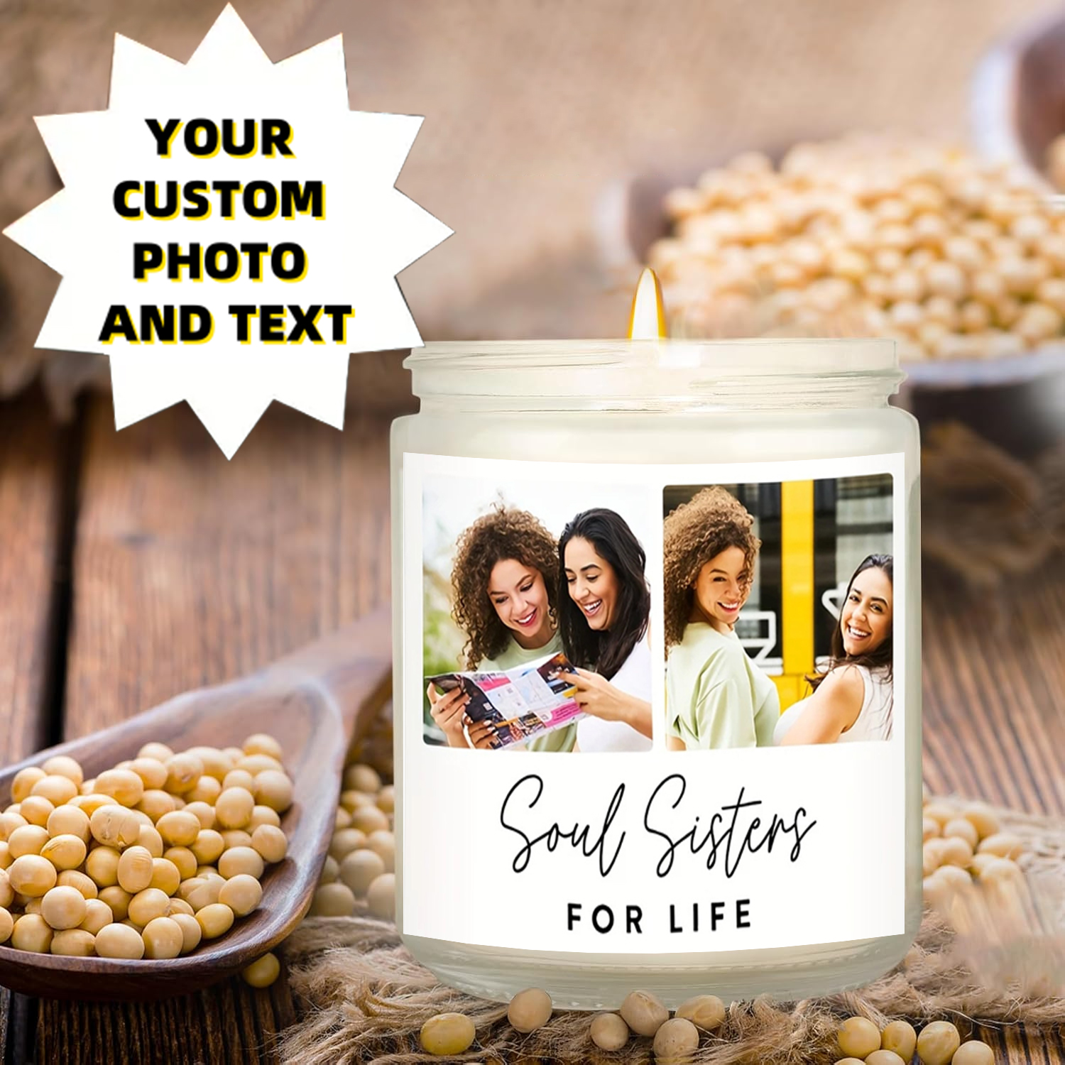 7oz Personalized Candles - Cus - огляд і ціна Interior Design Usa