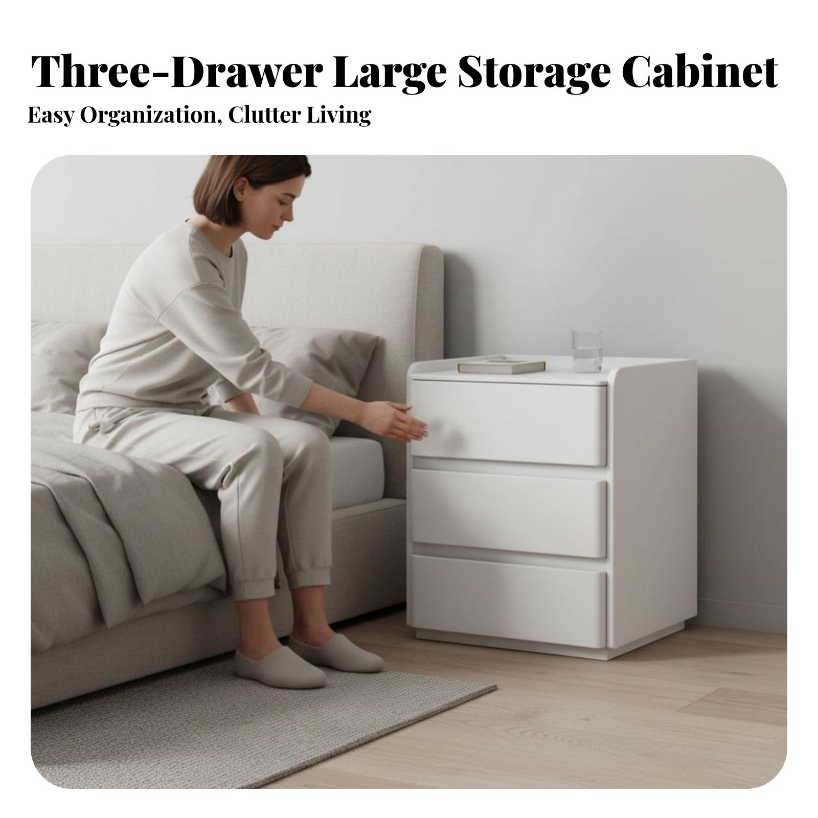 3-Drawer End Table Modern Desi - огляд і ціна Interior Design Guest Room