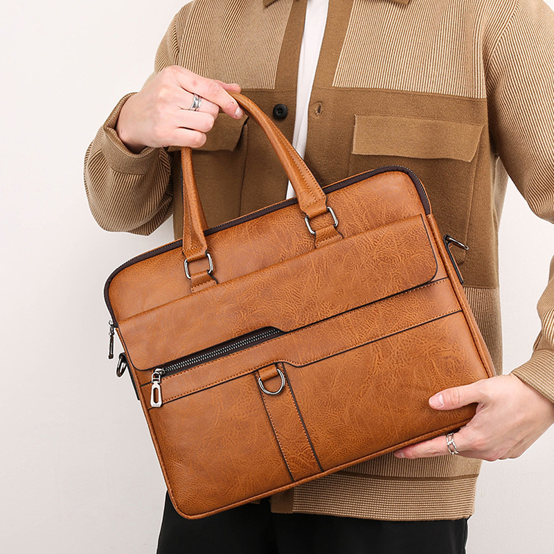 Men's Briefcase PU Leather Han - огляд і ціна Interior Design Documentation