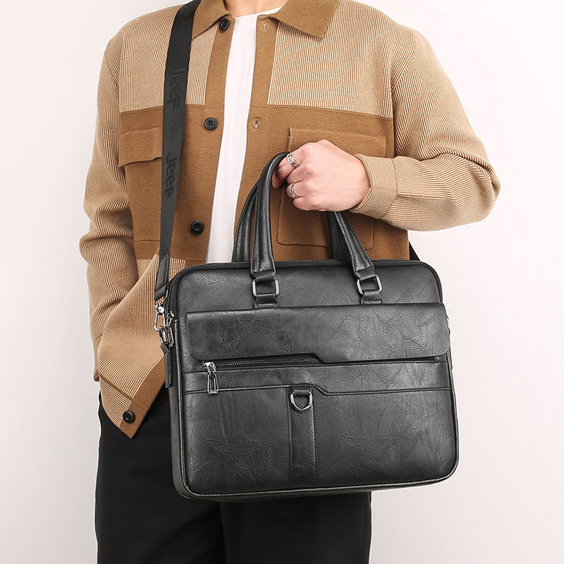 Men's Briefcase PU Leather Han - огляд і ціна Interior Design Documentation