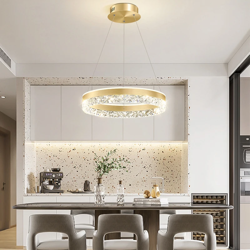 Modern Luxury Crystal LED Pend - огляд і ціна Interior Design Hall