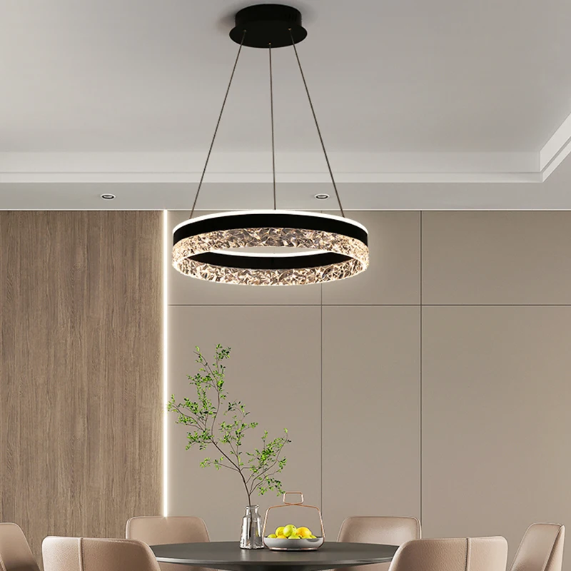 Modern Luxury Crystal LED Pend - огляд і ціна Interior Design Hall