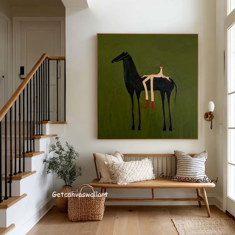 Modern Abstract Western Horse  - огляд і ціна Interior Design Room