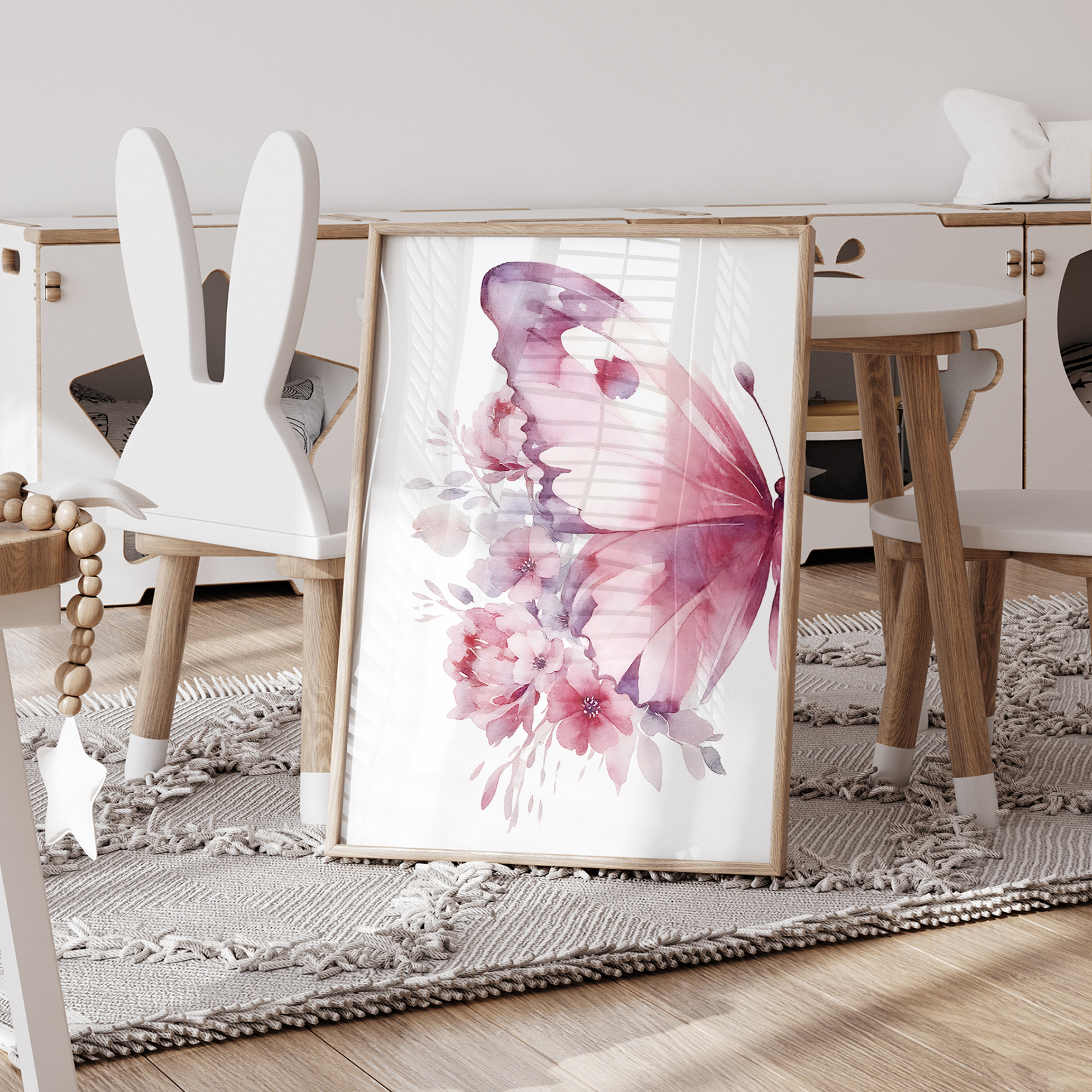 3pcs Cartoon Children Pink Lov - огляд і ціна Interior Design Room