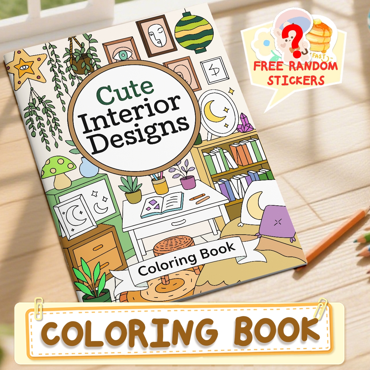 A Coloring Book About Interior - огляд і ціна Interior Design Handbook