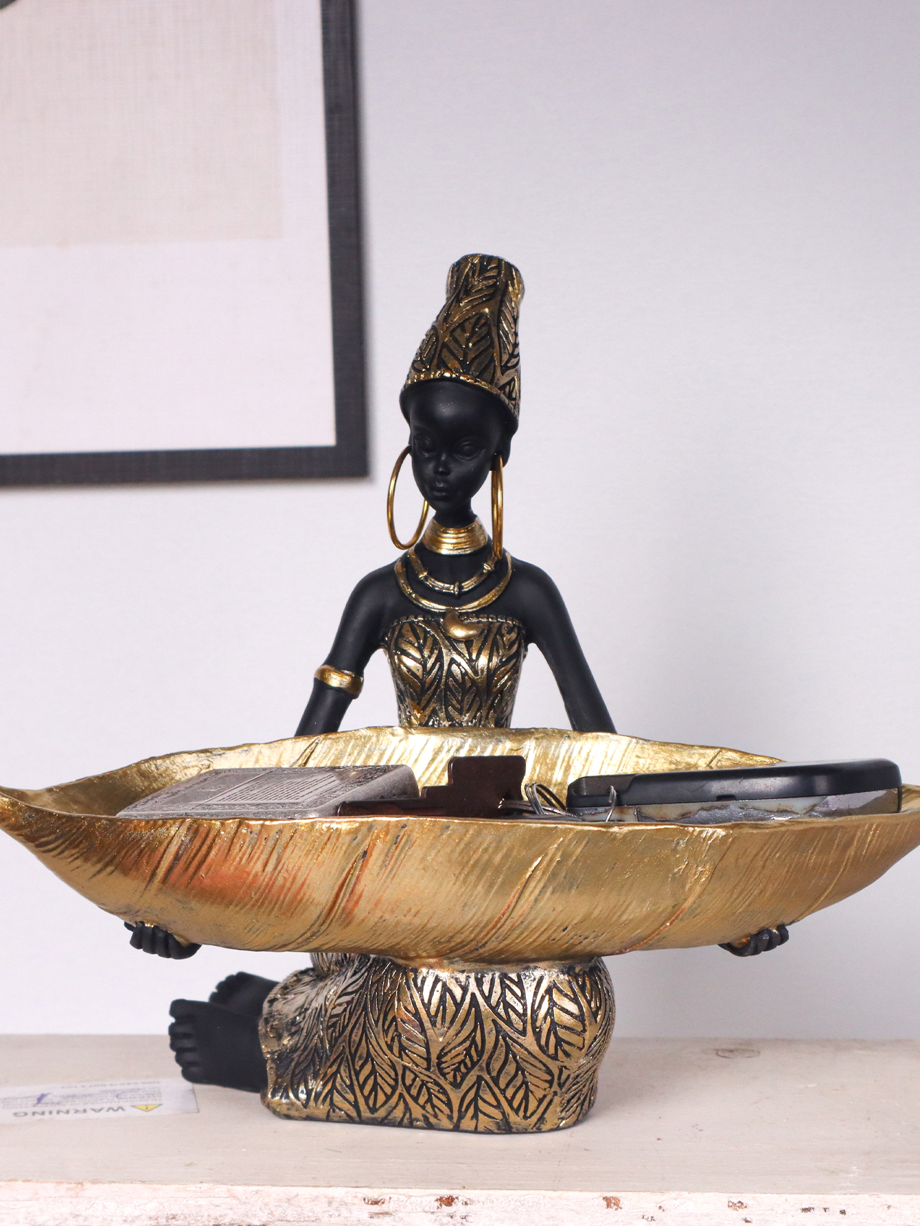 African Girl Holding a Plate S - огляд і ціна Interior Design Home Decor